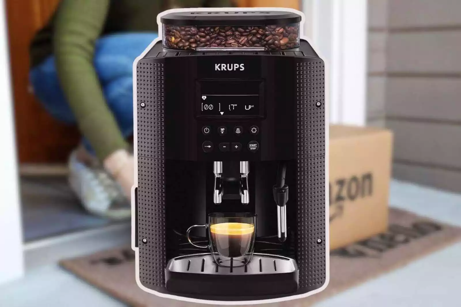 Más de 100 euros de rebaja en esta cafetera superautomática Krups  sencillísima de utilizar para obtener café de calidad al instante