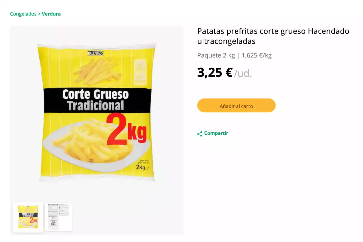 Patatas Horno de Mercadona - Mercadona